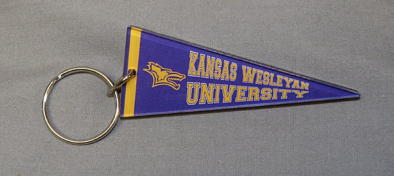 Kansas Wesleyan University Key Chain