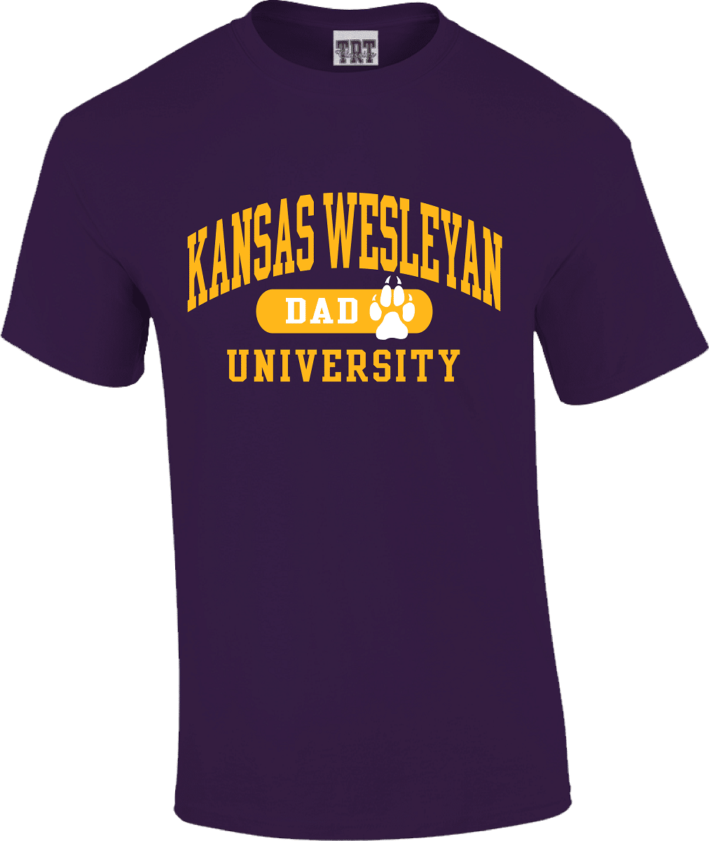 Kansas Wesleyan University Dad T-Shirt