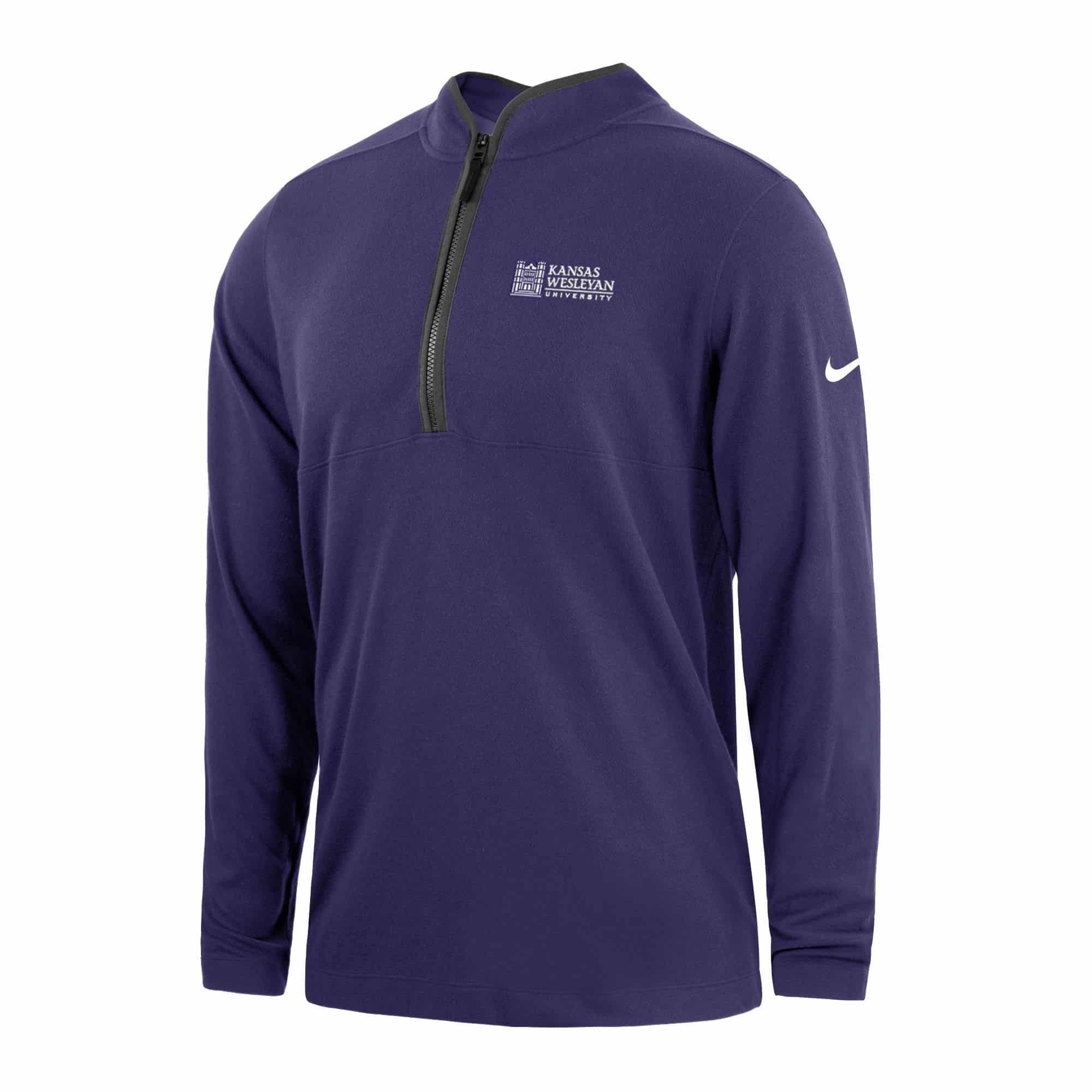 Nike Dri-Fit 1/2 Zip Purple Top