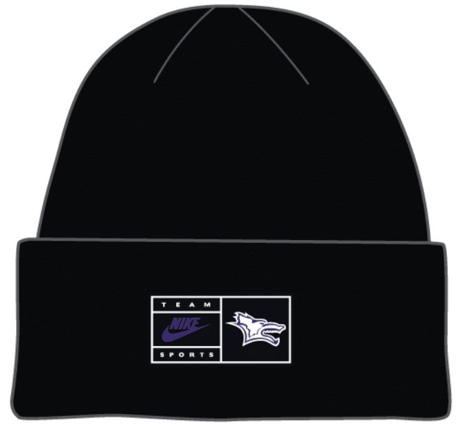 Nike Black Cuffed Beanie 22′