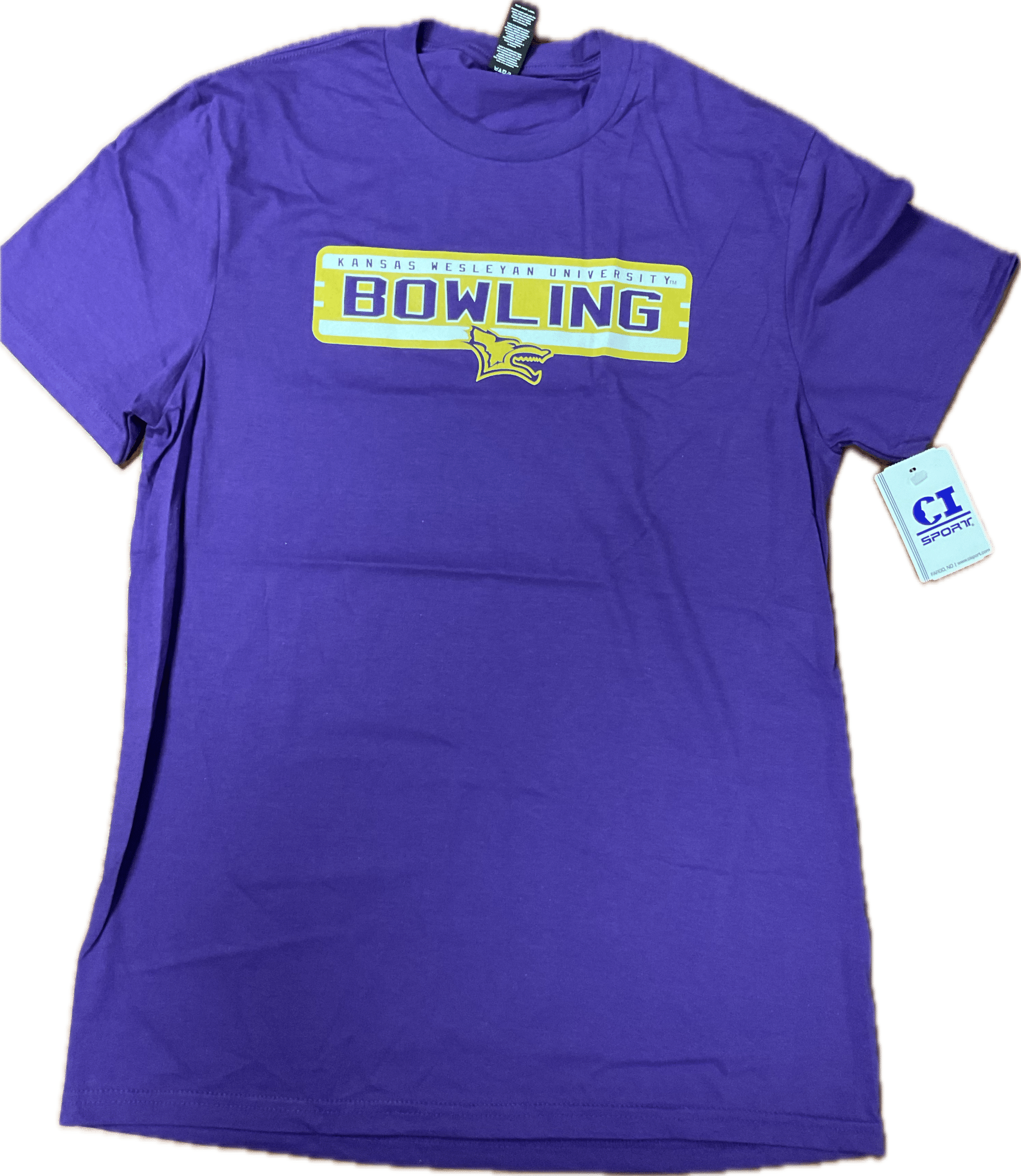 26-27 KWU Purple Billboard Bowling Tee