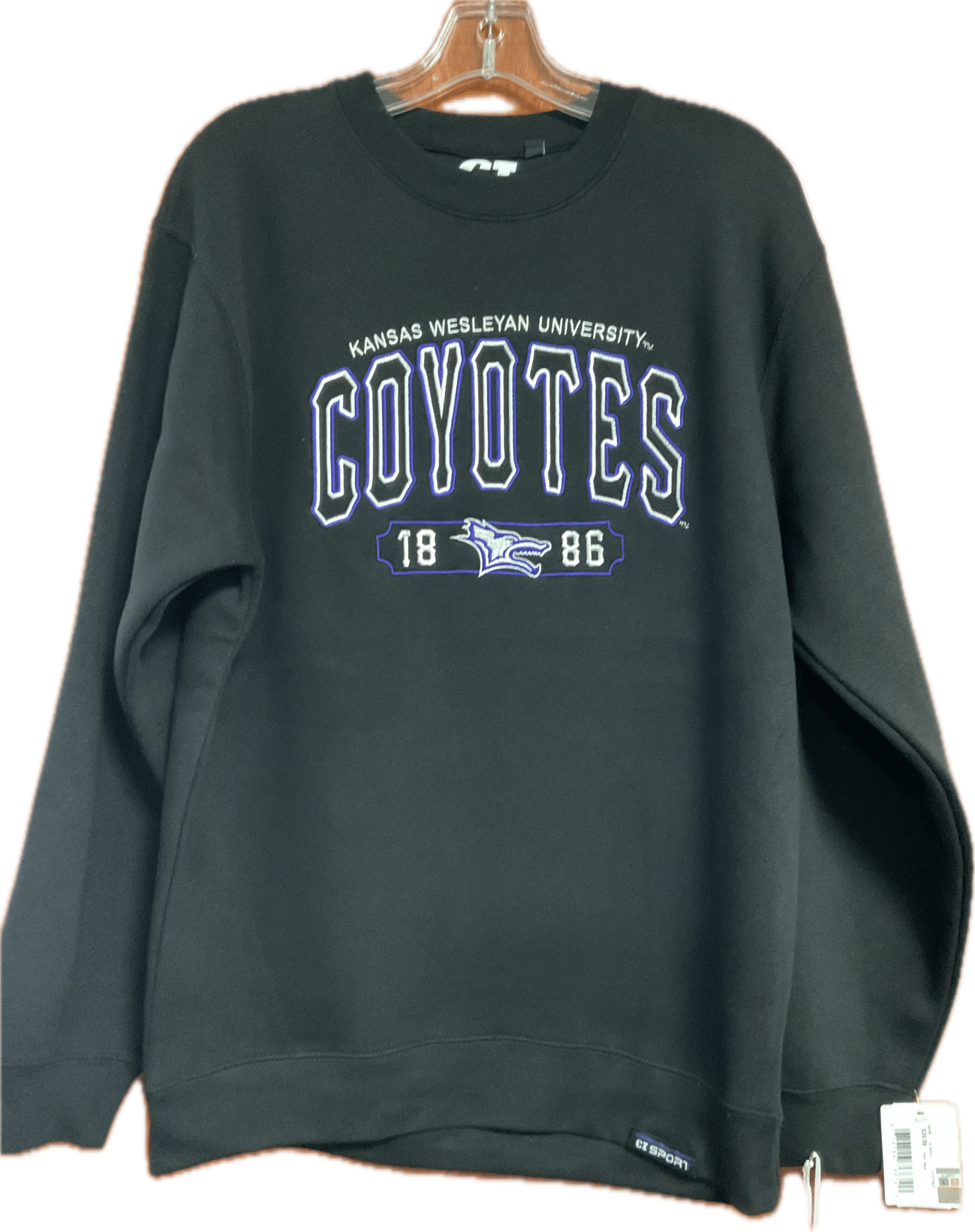 26-27 KWU Connolly Black Crewneck Sweatshirt